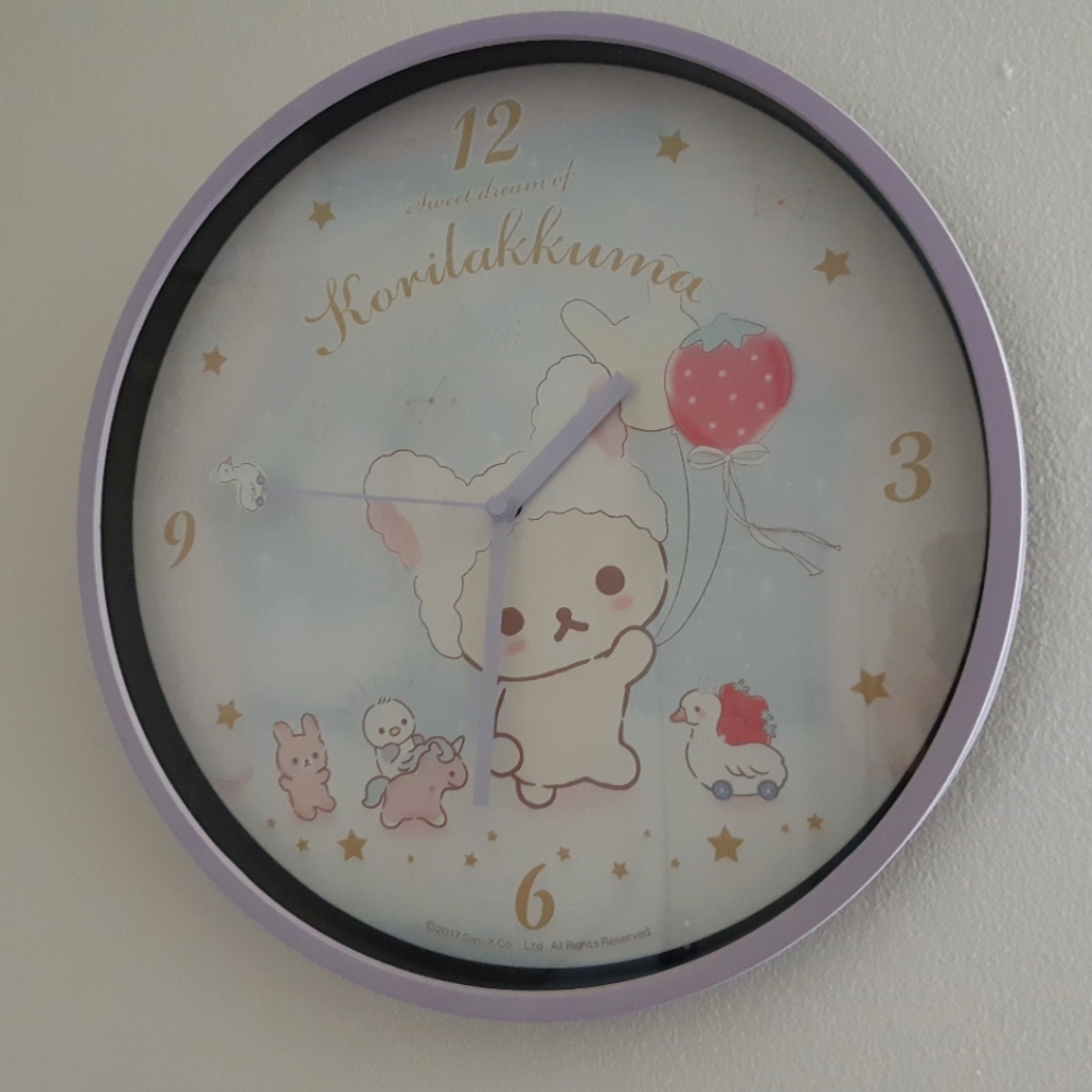 Rilakkuma wall clock♡